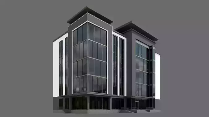 Office Building ID043 3D model