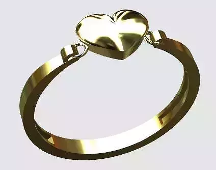 Fashion Ring 3D Model