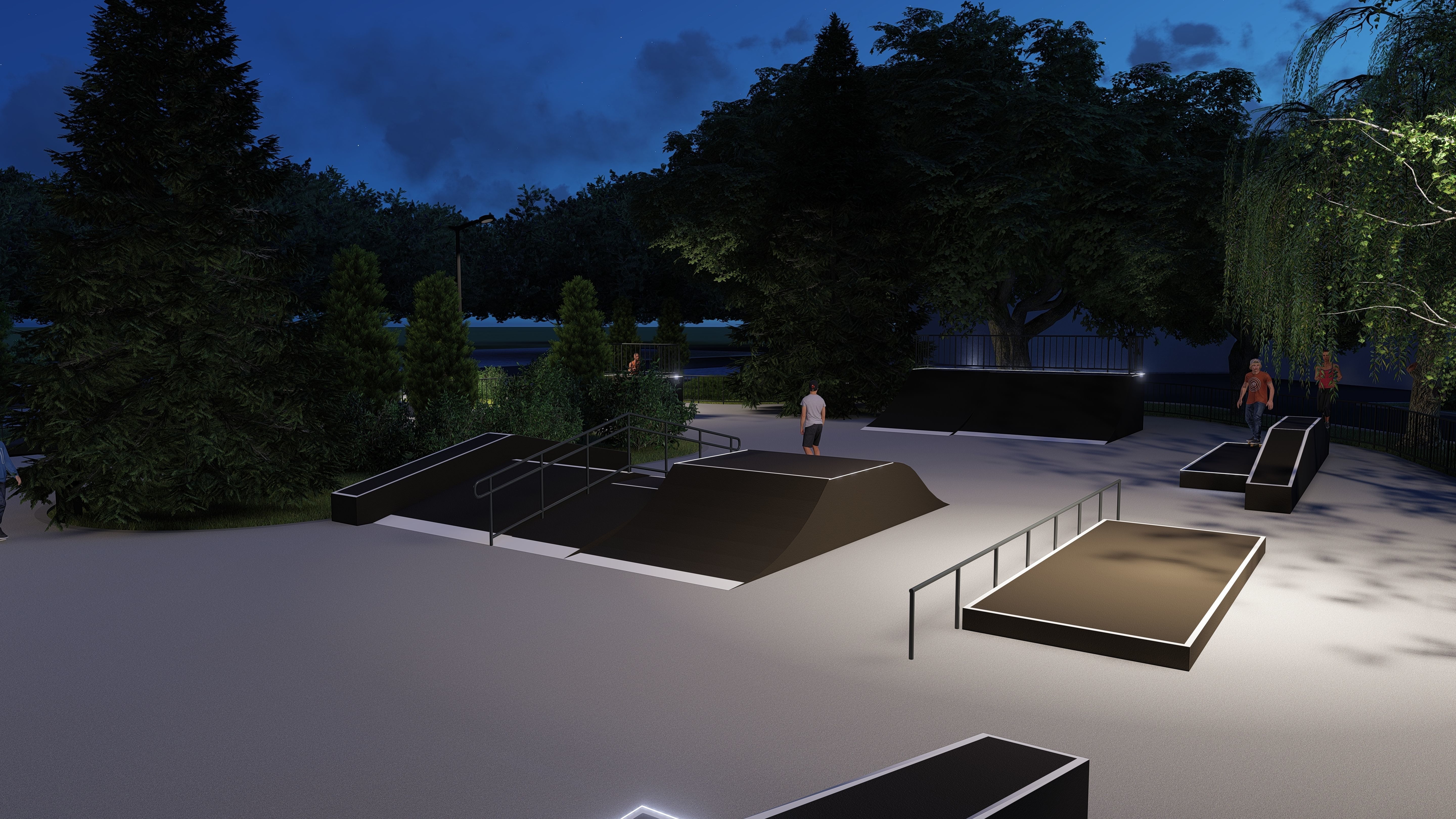 3d model of a skatepark 3D model_11