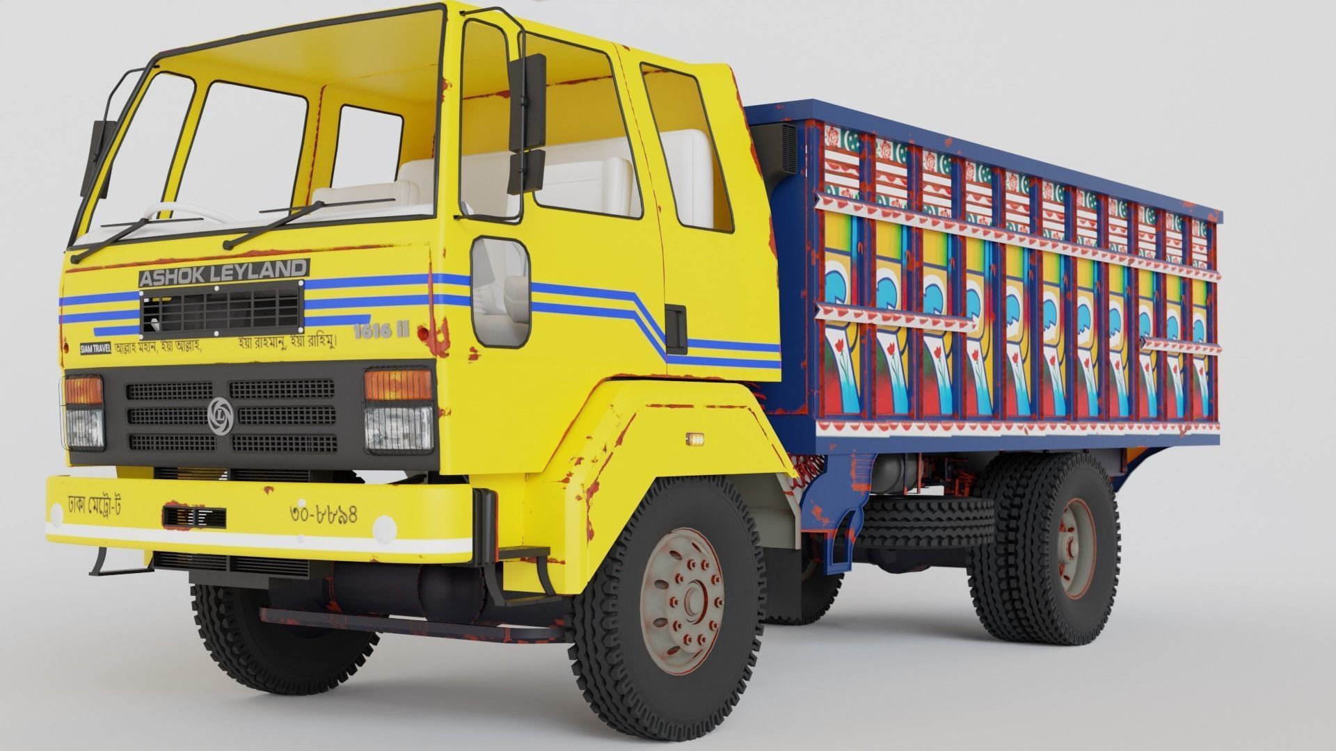 Ashok Leyland 1616 IL 3D model | CGTrader