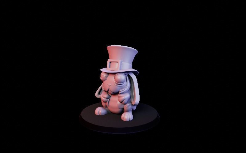 Rabbit character pack 3D print model_6