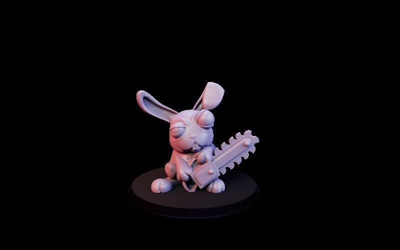 Rabbit character pack 3D print model_2