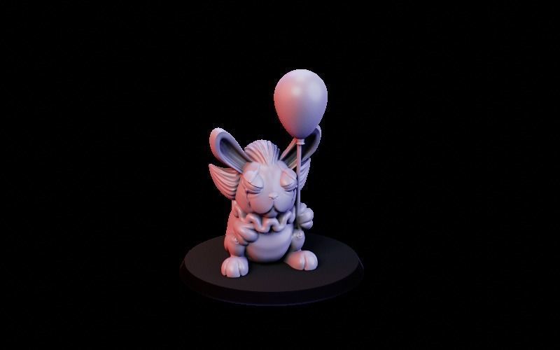 Rabbit character pack 3D print model_1