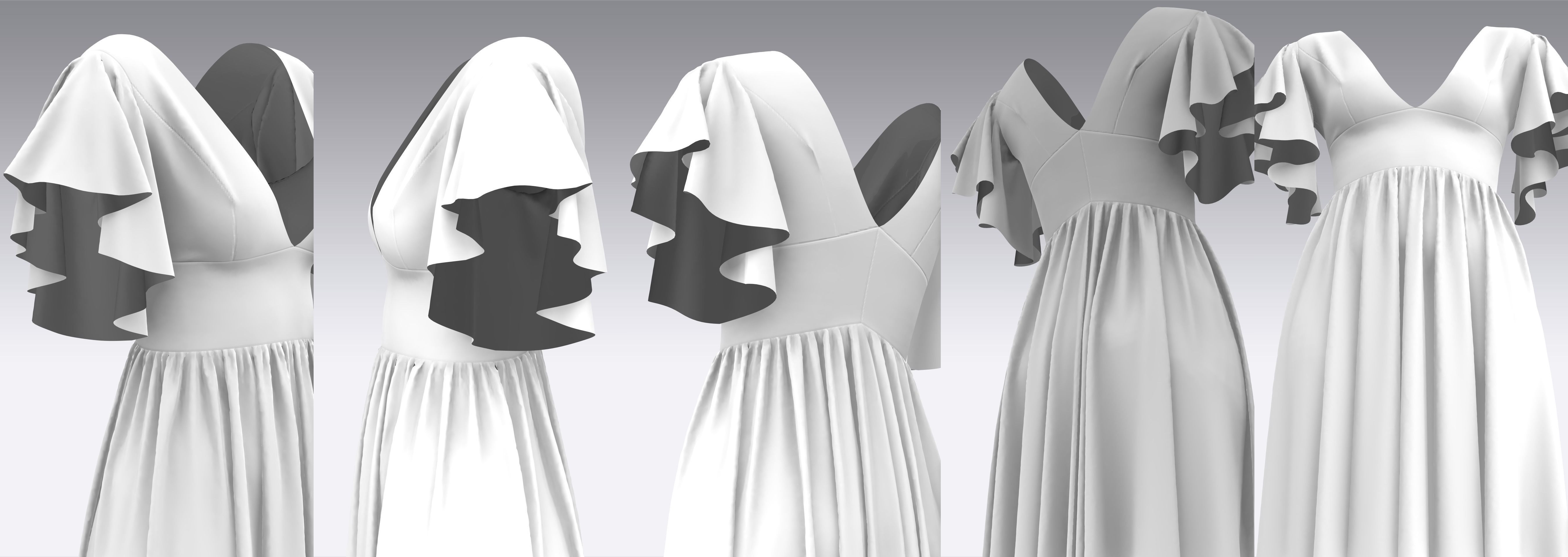 Dress Outfits MD CLO 3D ZPRJ ZPAC project files 3D model_7