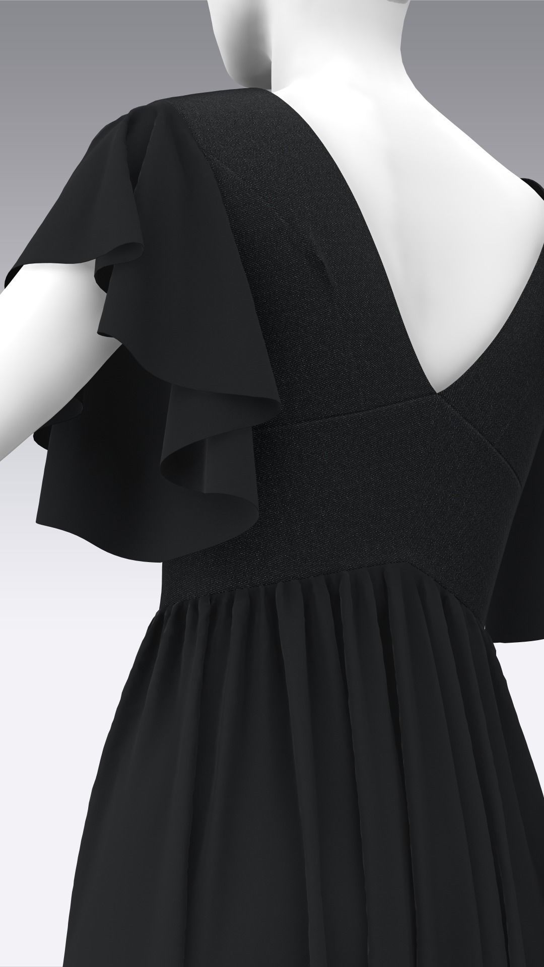 Dress Outfits MD CLO 3D ZPRJ ZPAC project files 3D model_42