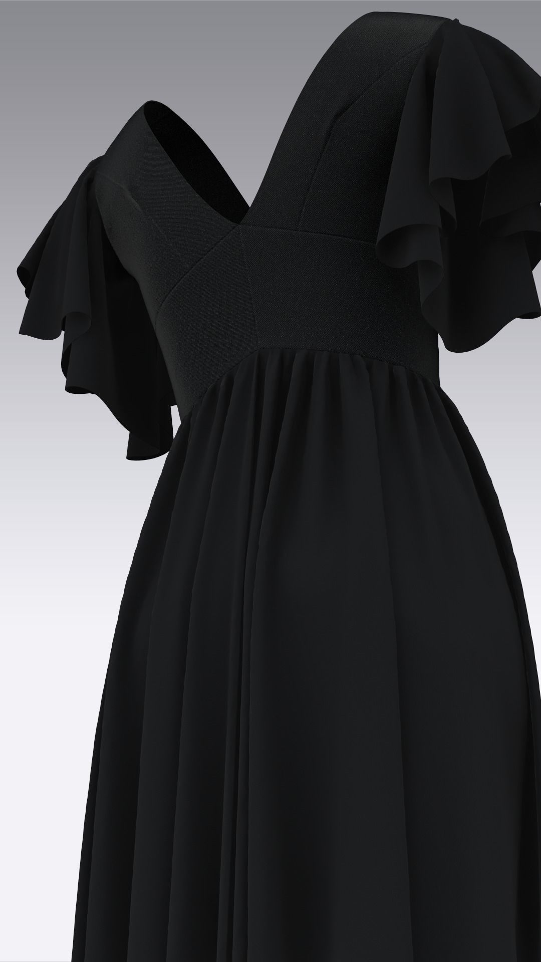 Dress Outfits MD CLO 3D ZPRJ ZPAC project files 3D model_35