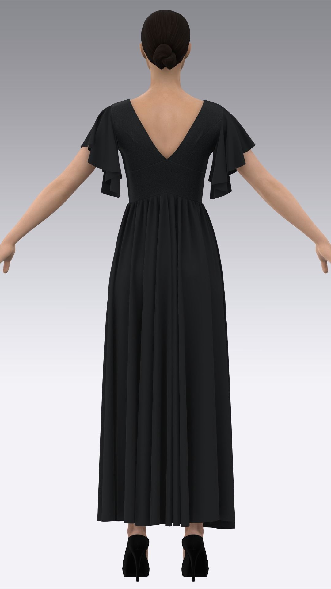 Dress Outfits MD CLO 3D ZPRJ ZPAC project files 3D model_16