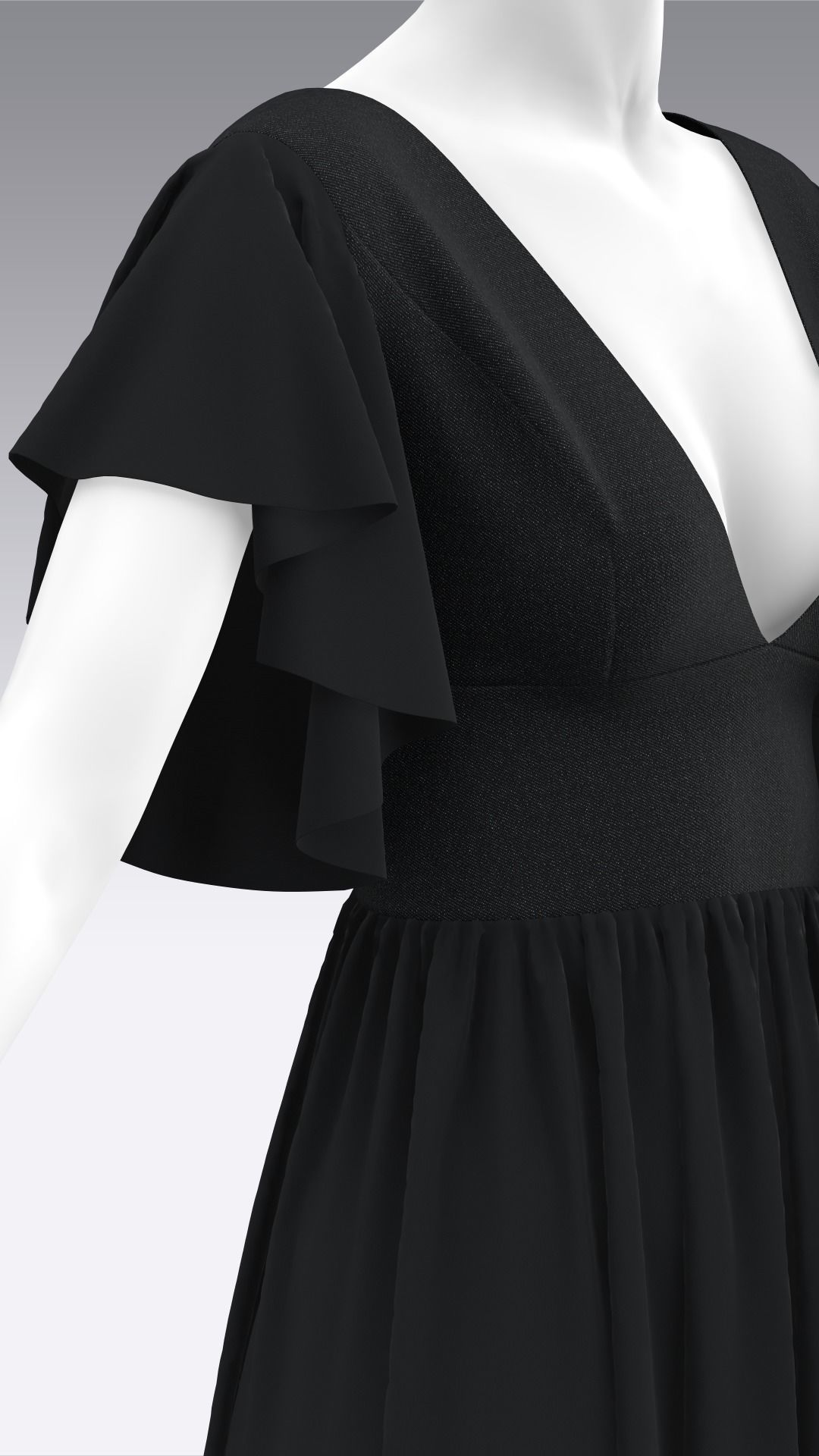 Dress Outfits MD CLO 3D ZPRJ ZPAC project files 3D model_28