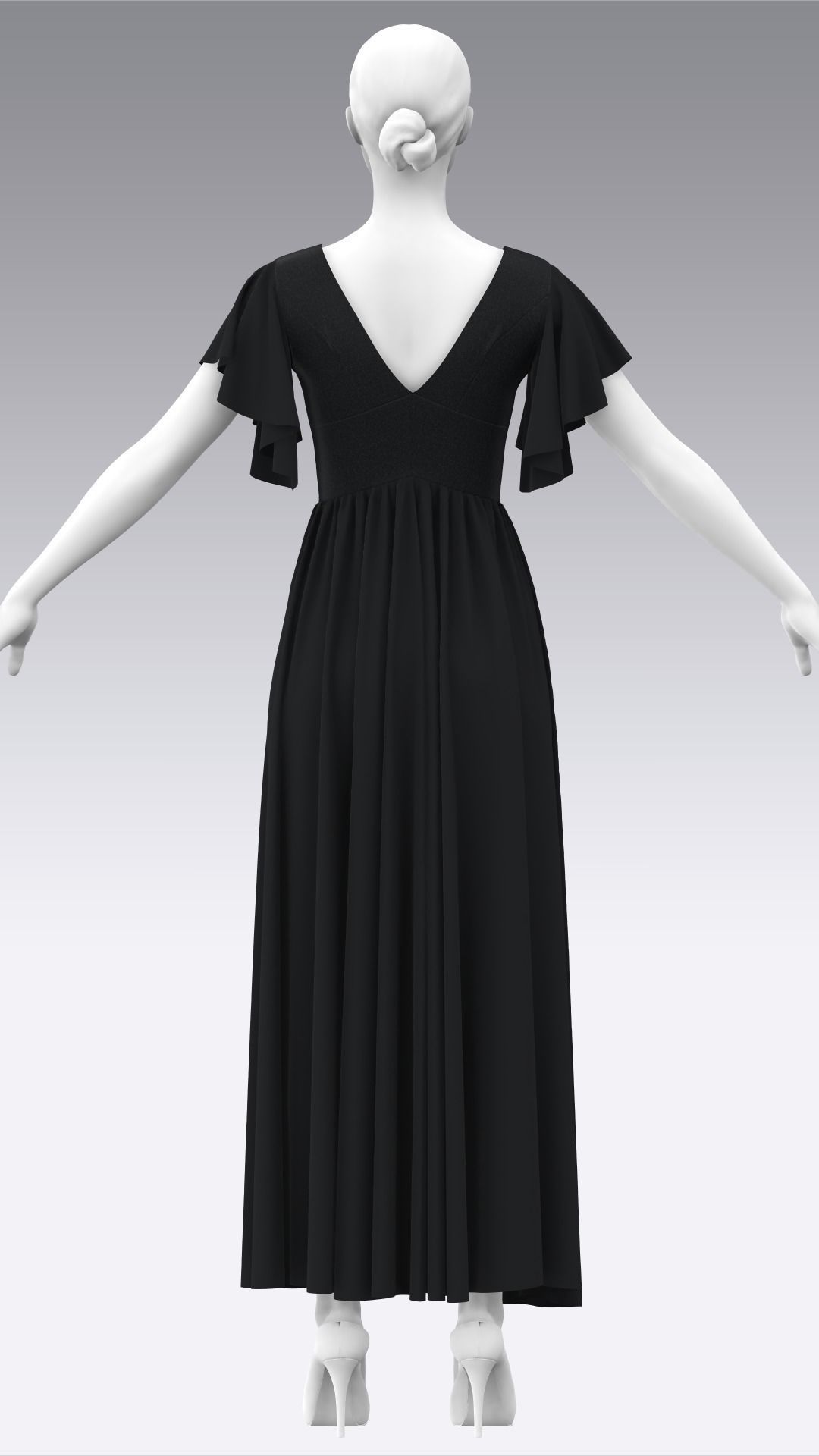 Dress Outfits MD CLO 3D ZPRJ ZPAC project files 3D model_30