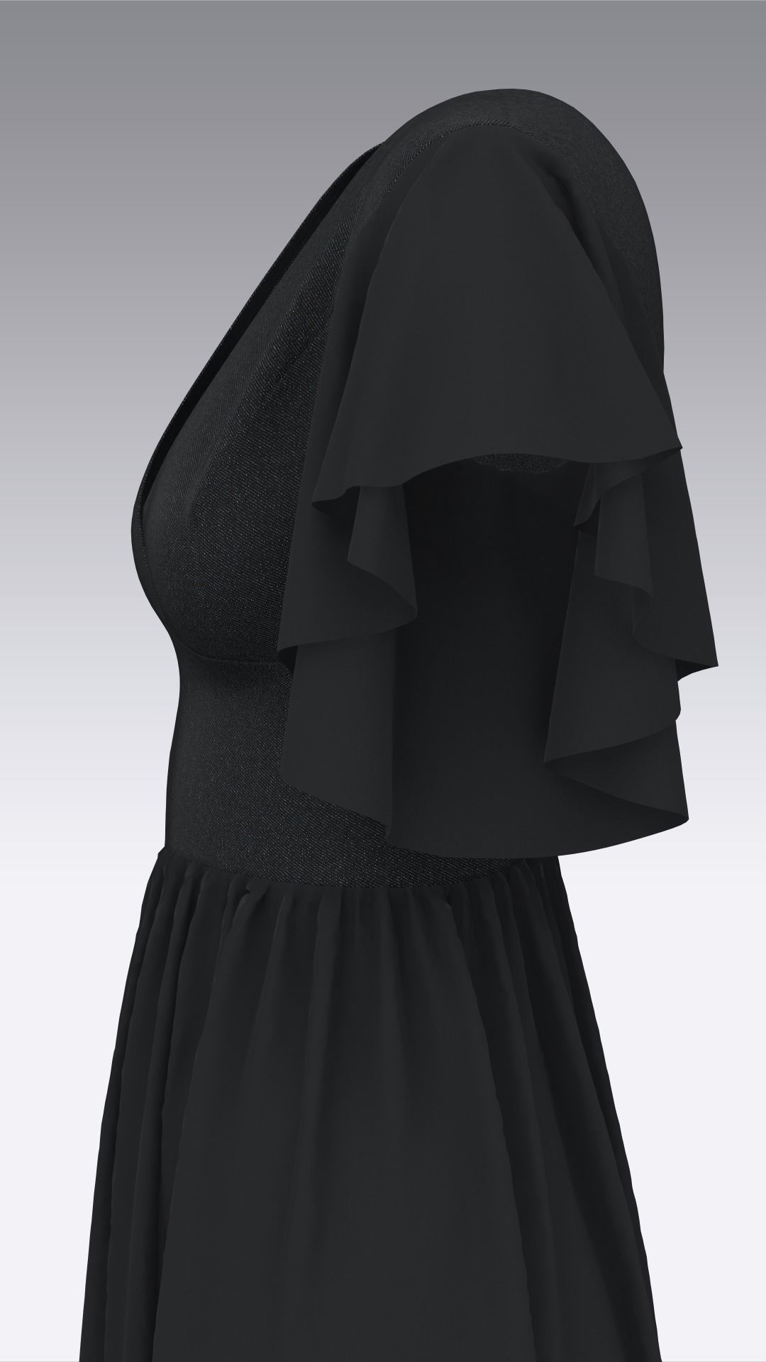 Dress Outfits MD CLO 3D ZPRJ ZPAC project files 3D model_38