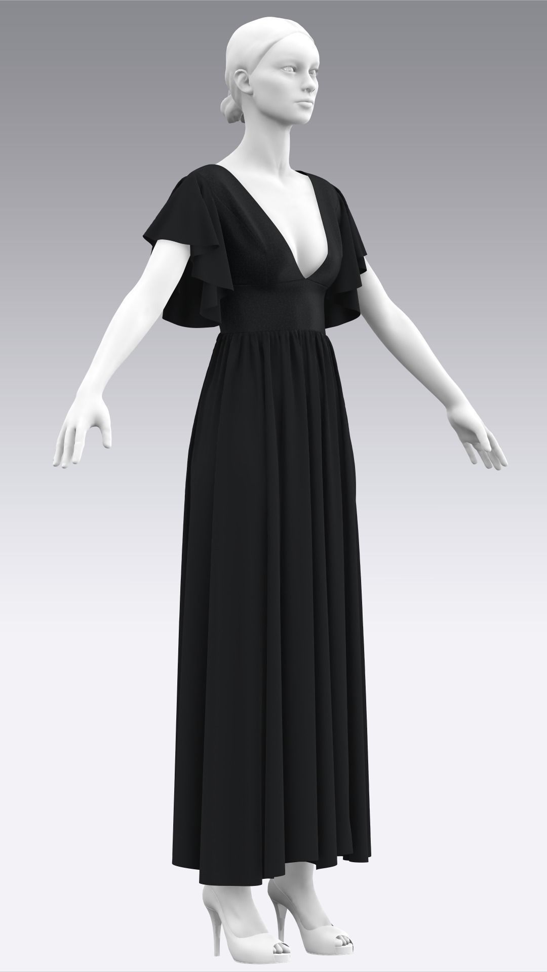 Dress Outfits MD CLO 3D ZPRJ ZPAC project files 3D model_24