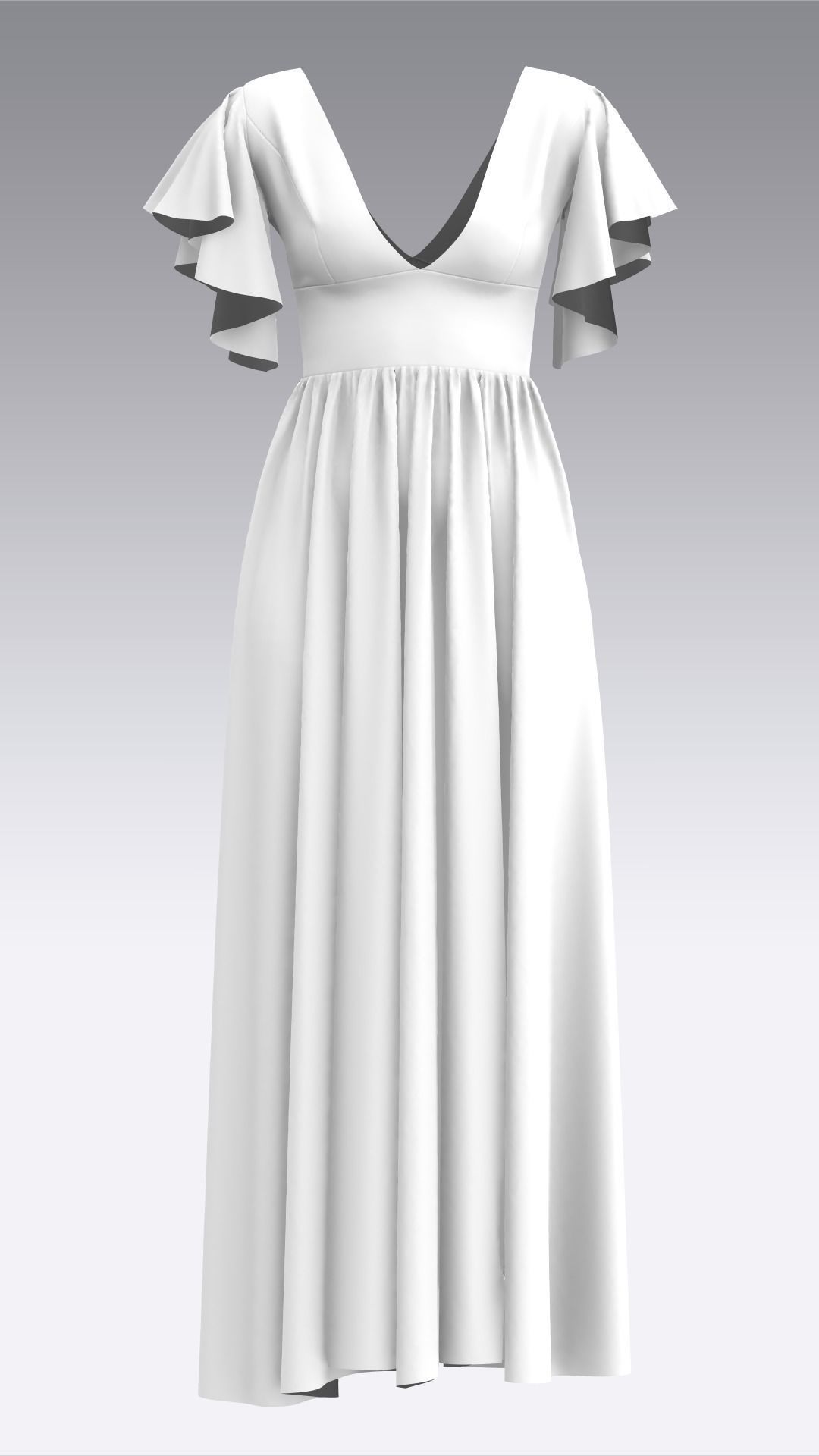 Dress Outfits MD CLO 3D ZPRJ ZPAC project files 3D model_10