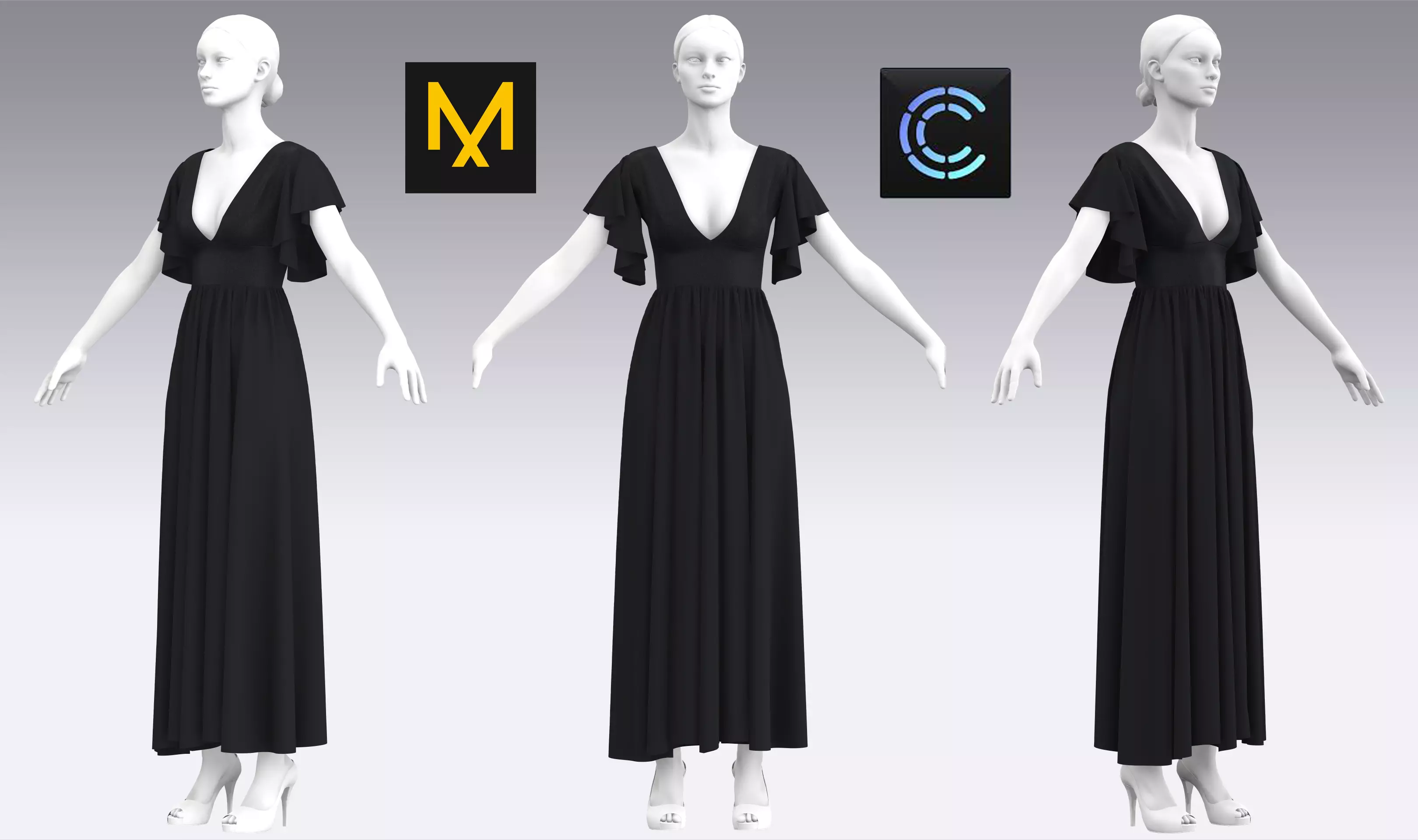 Dress Outfits MD CLO 3D ZPRJ ZPAC project files 3D model_0