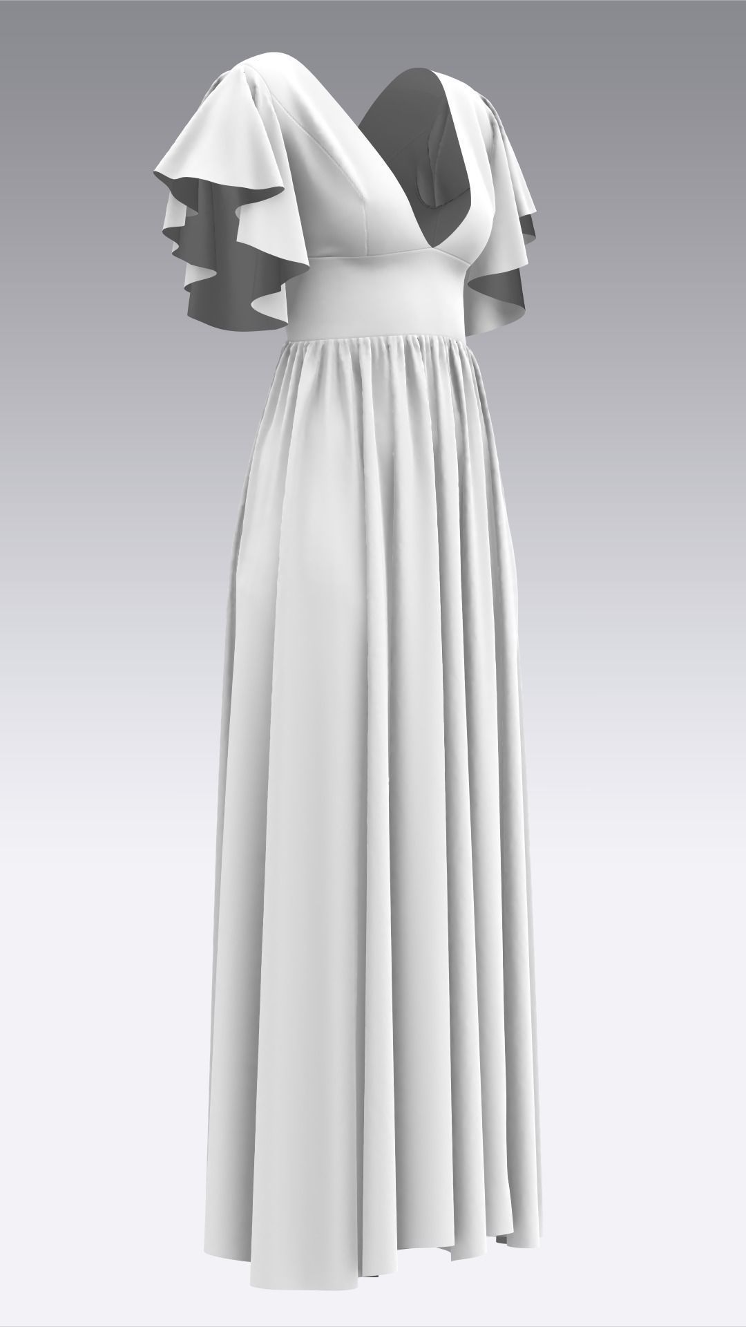 Dress Outfits MD CLO 3D ZPRJ ZPAC project files 3D model_15