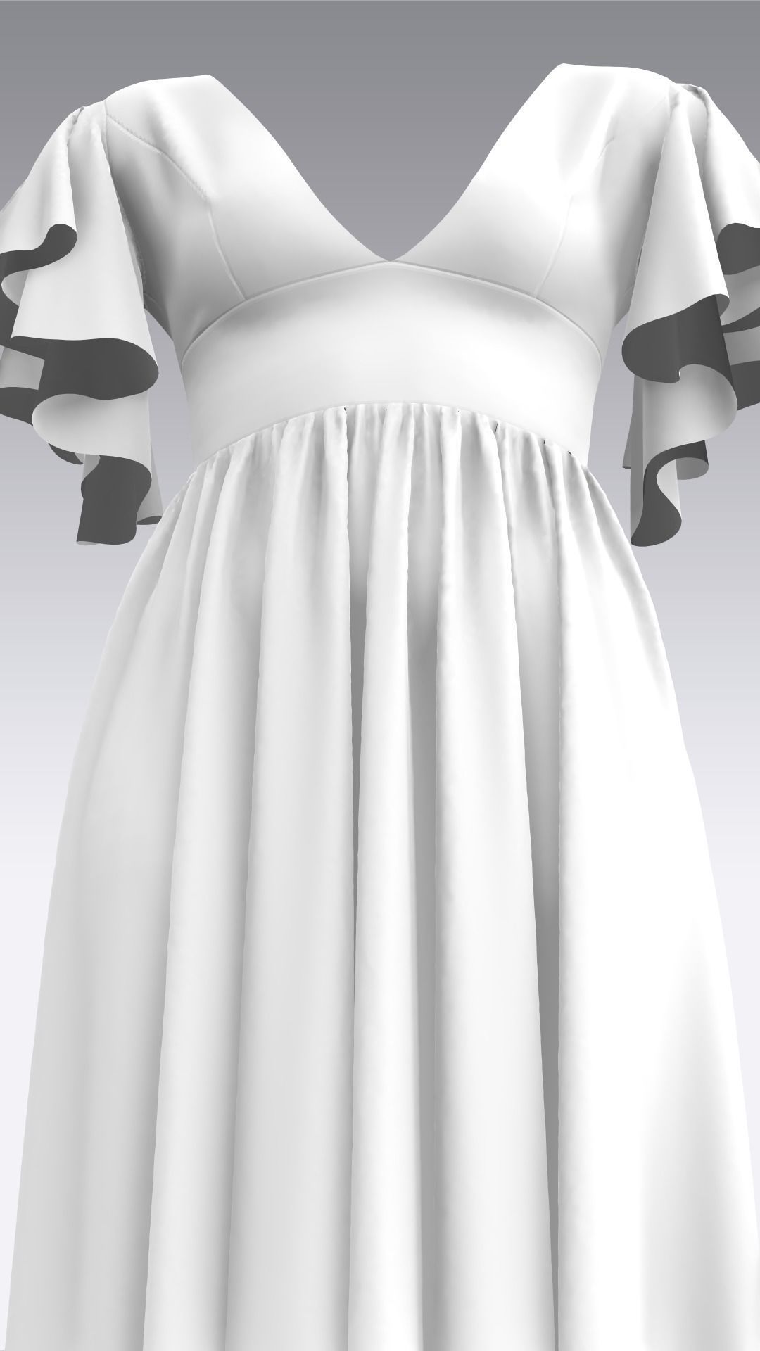 Dress Outfits MD CLO 3D ZPRJ ZPAC project files 3D model_25