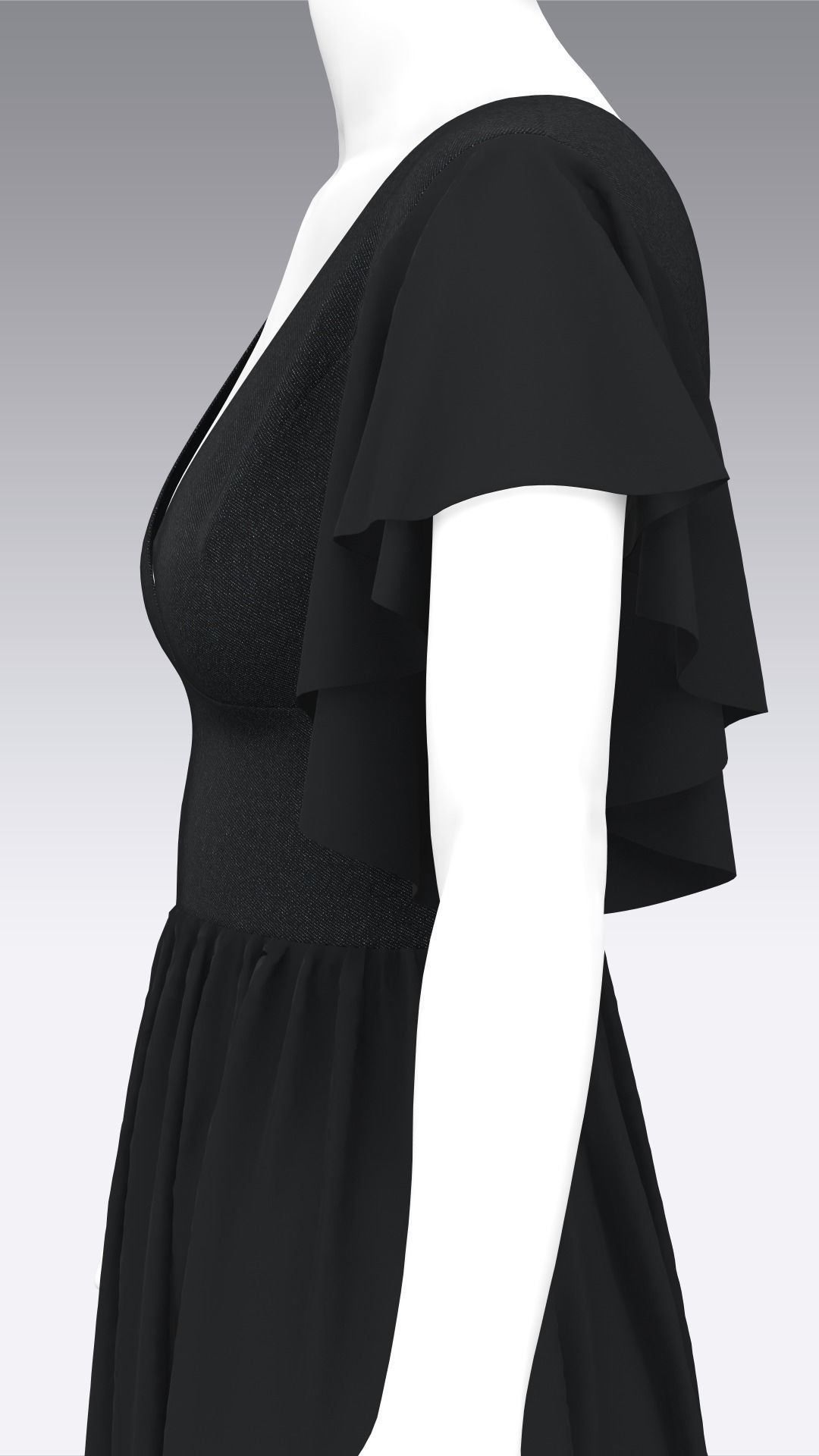 Dress Outfits MD CLO 3D ZPRJ ZPAC project files 3D model_39