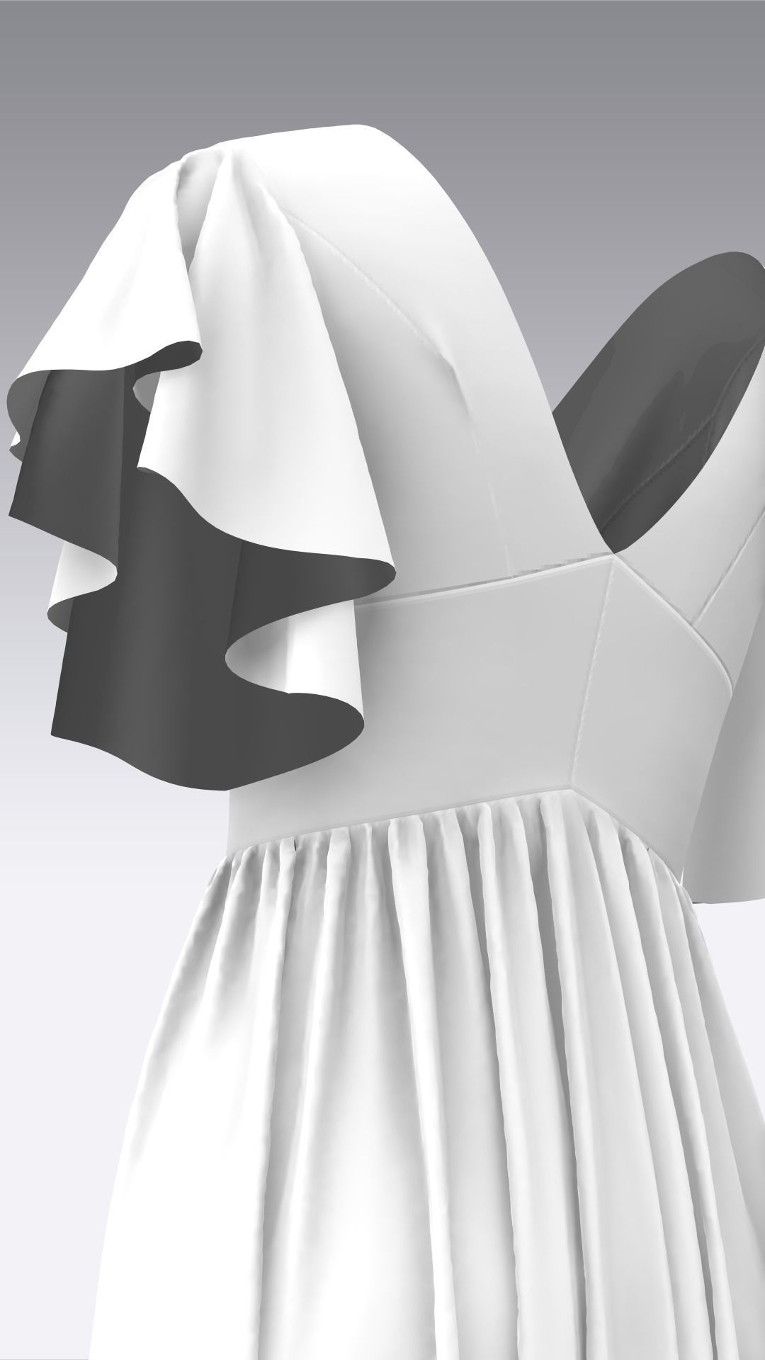 Dress Outfits MD CLO 3D ZPRJ ZPAC project files 3D model_20