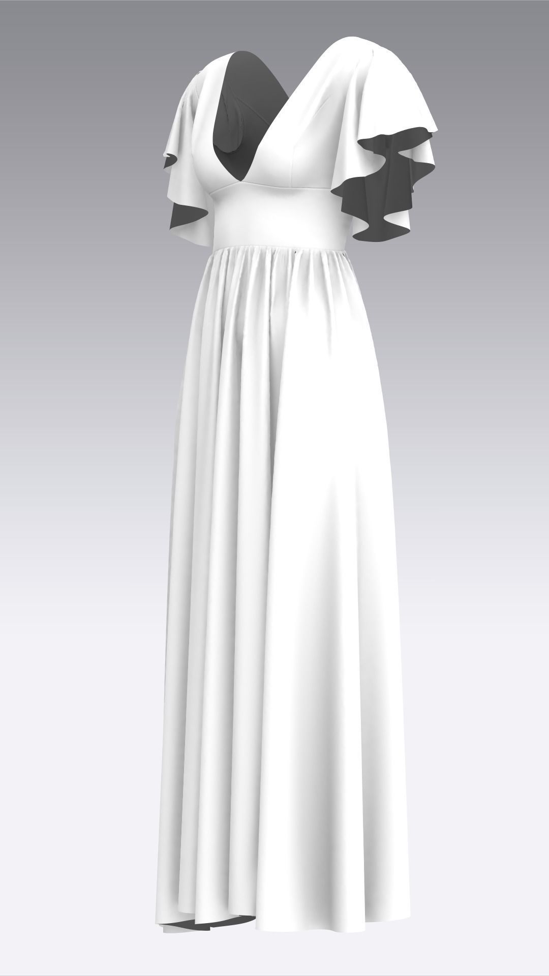 Dress Outfits MD CLO 3D ZPRJ ZPAC project files 3D model_21