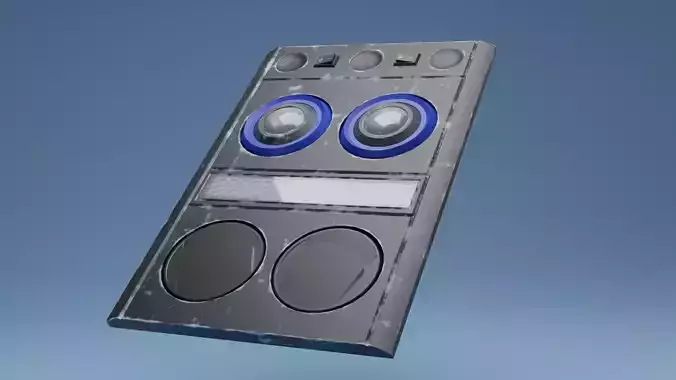 Bus reading light Free 3D model