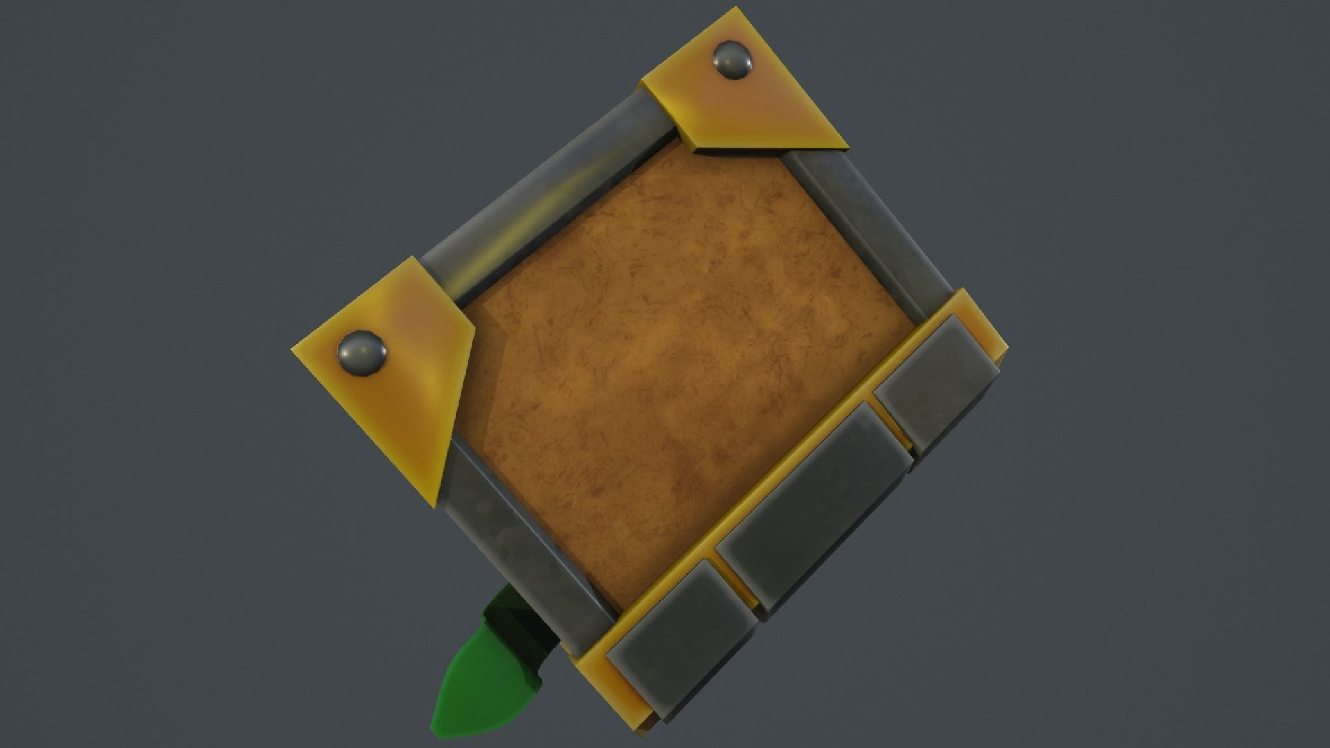 Magic Book of Magic  Low-poly 3D model_10