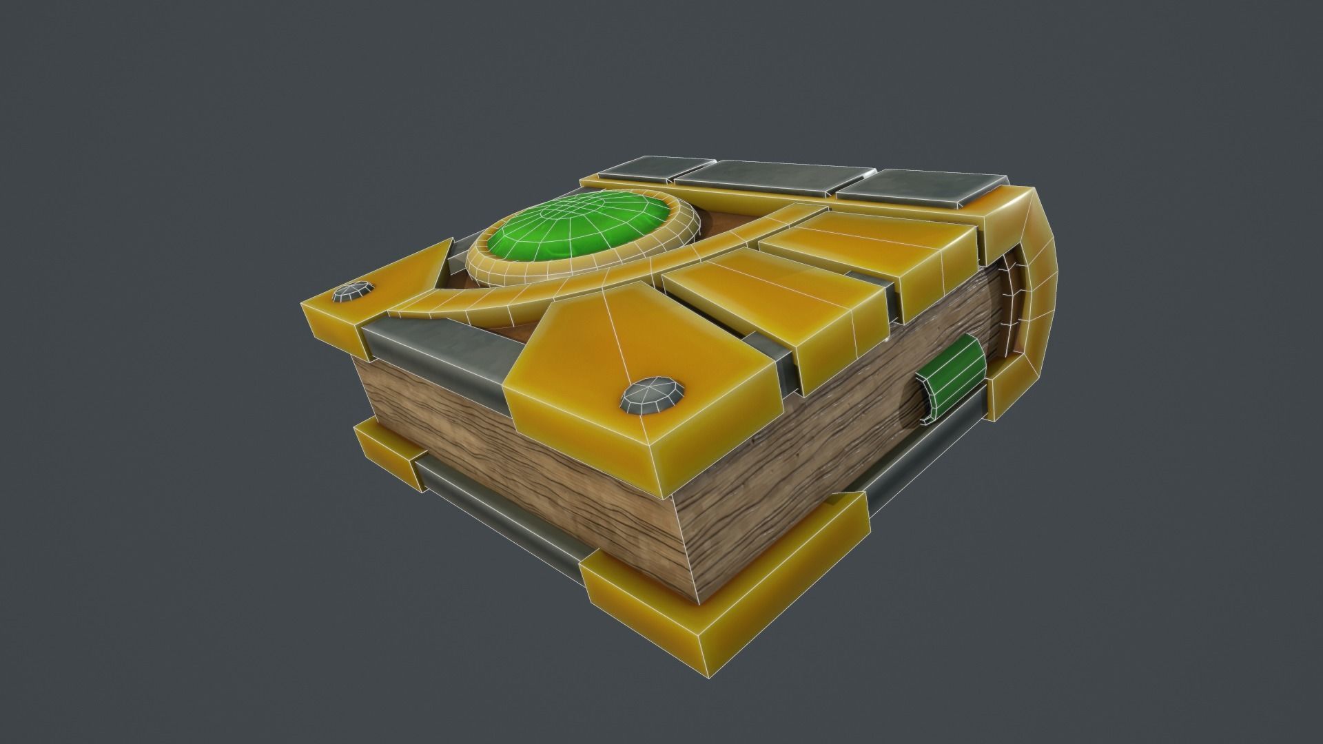 Magic Book of Magic  Low-poly 3D model_9