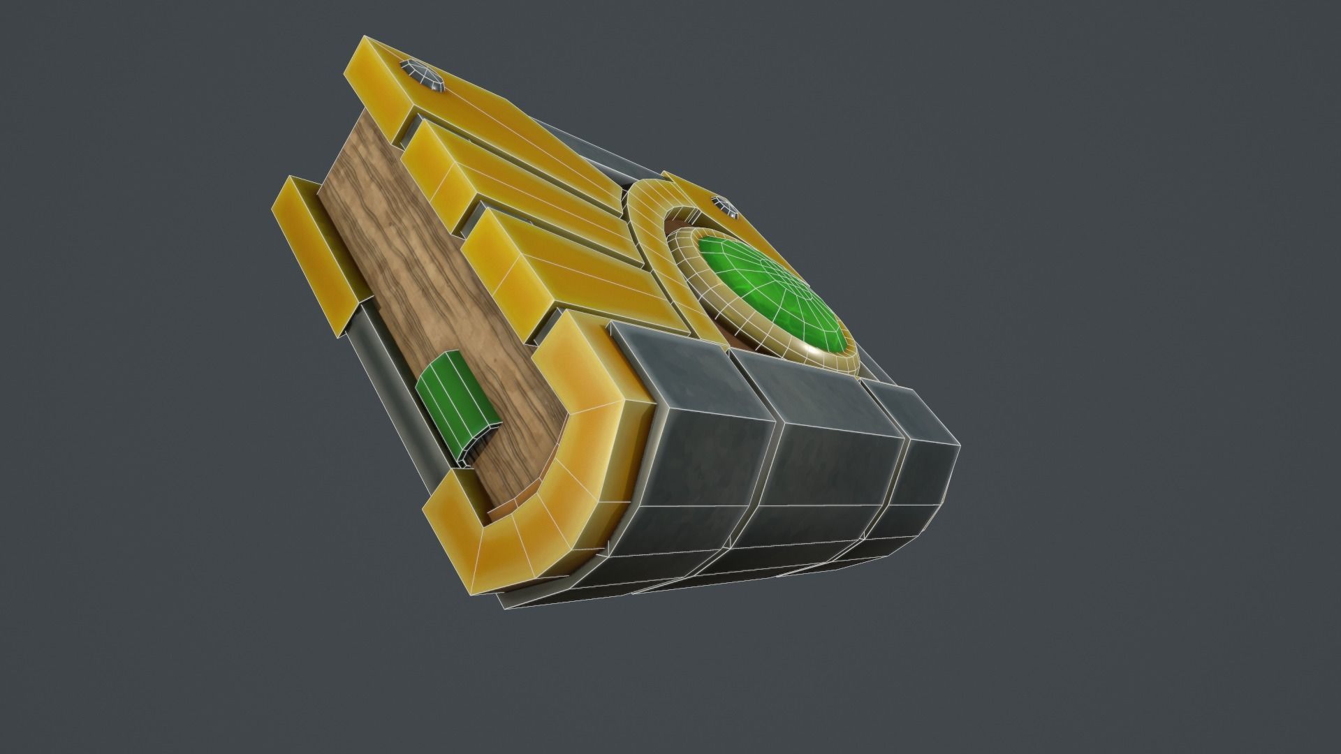 Magic Book of Magic  Low-poly 3D model_7