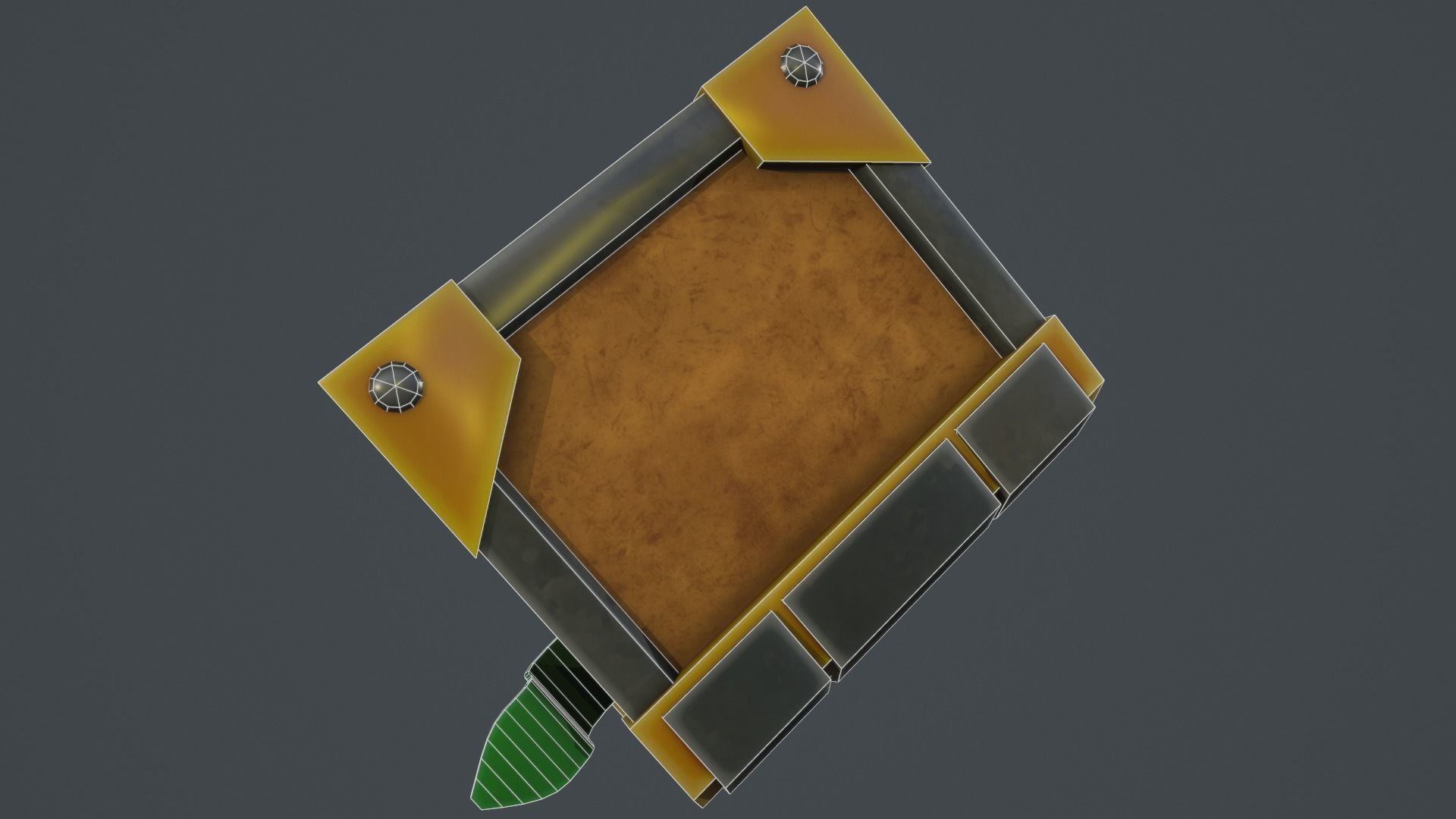 Magic Book of Magic  Low-poly 3D model_11