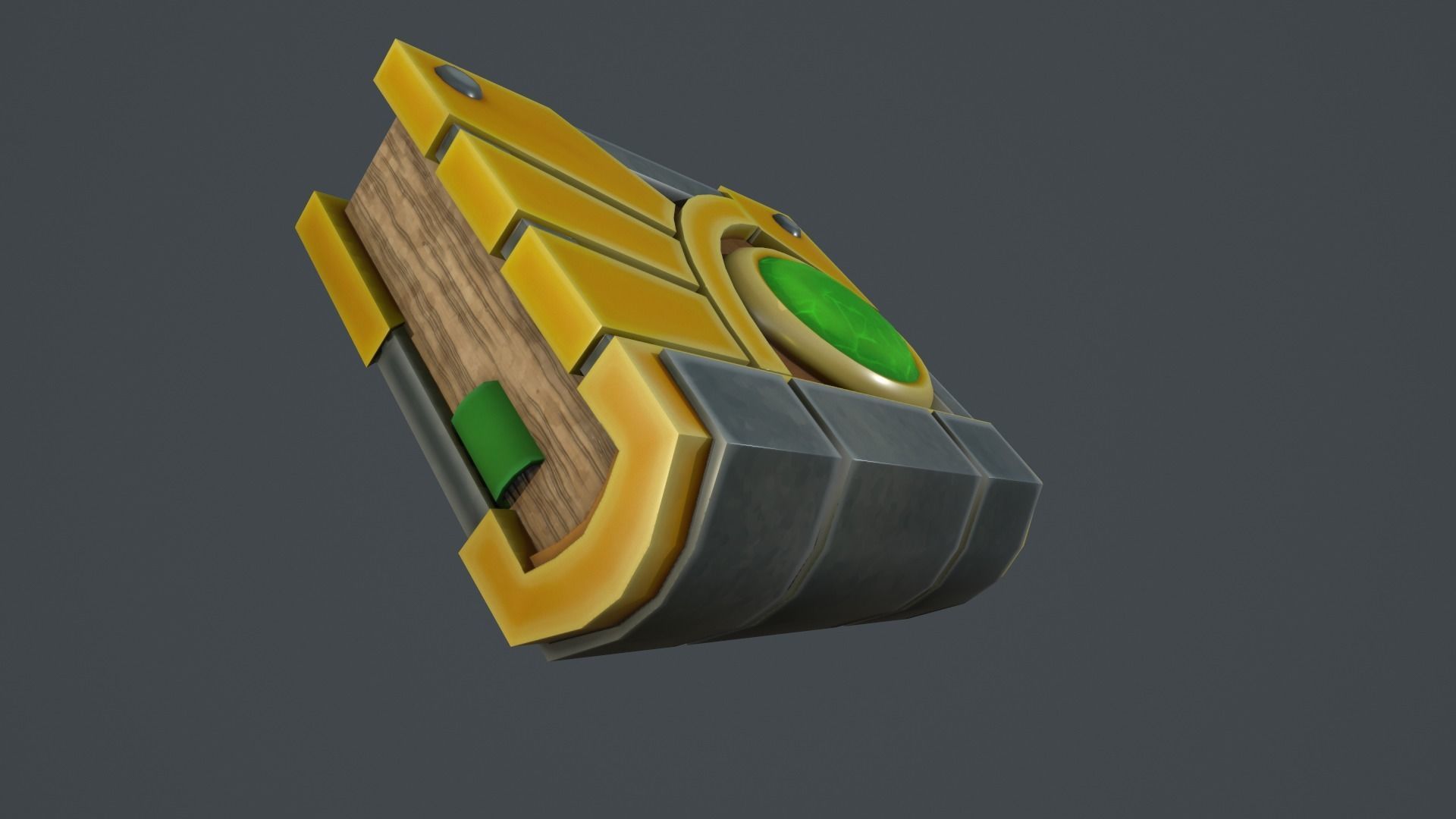 Magic Book of Magic  Low-poly 3D model_6