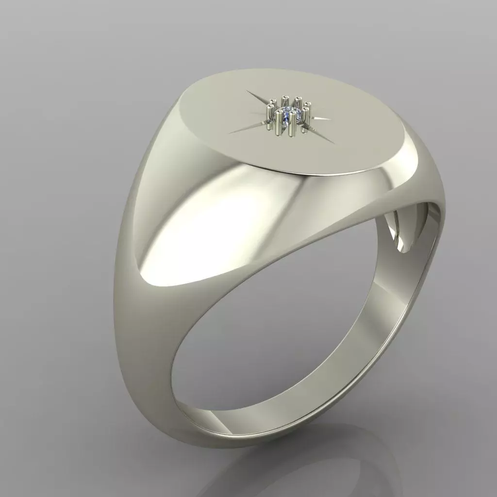 Compass ring 47 3D print model_0
