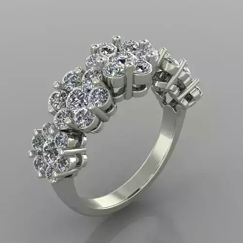 Anniversary band ring 45