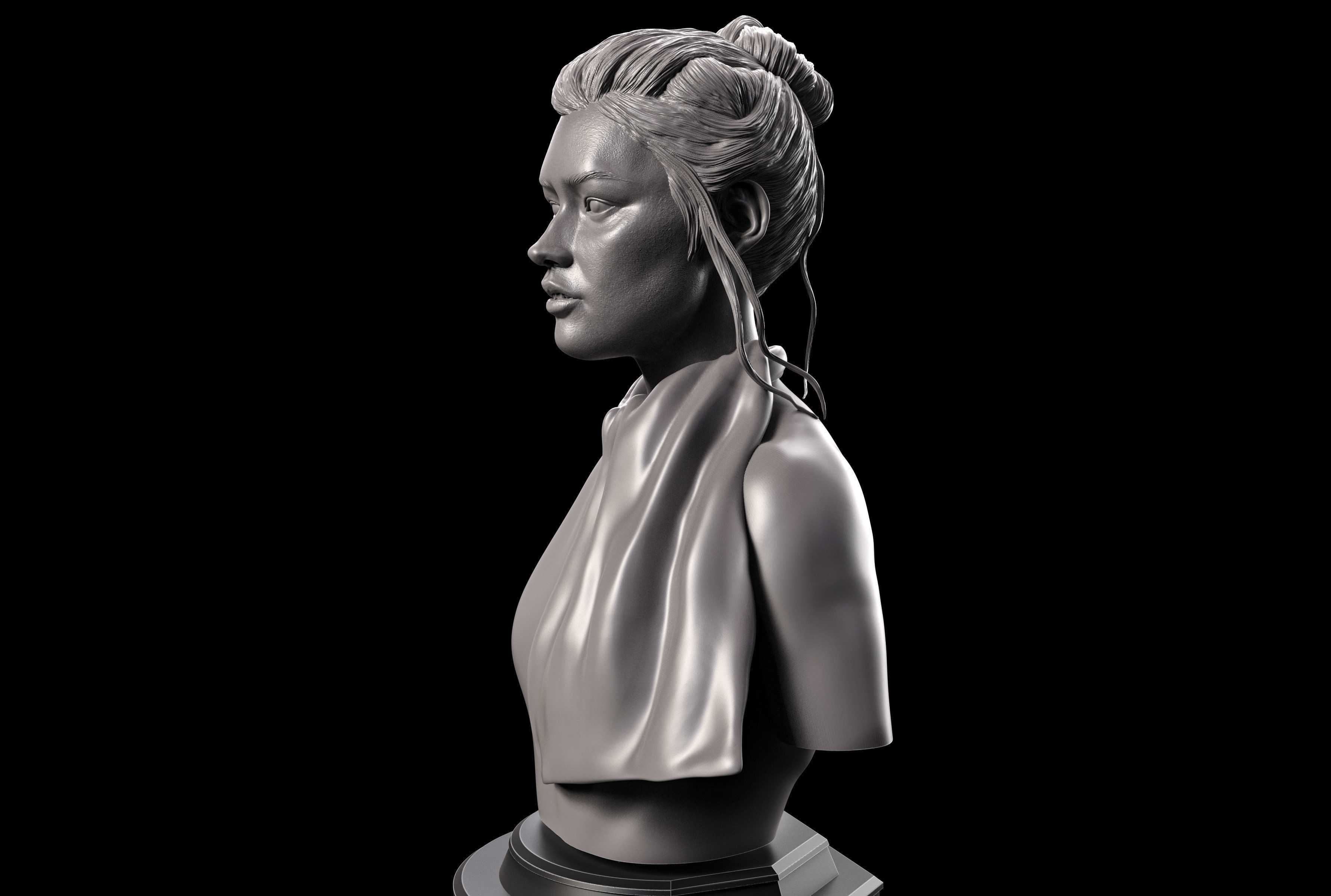Liza Soberano Bust 3D print model_2
