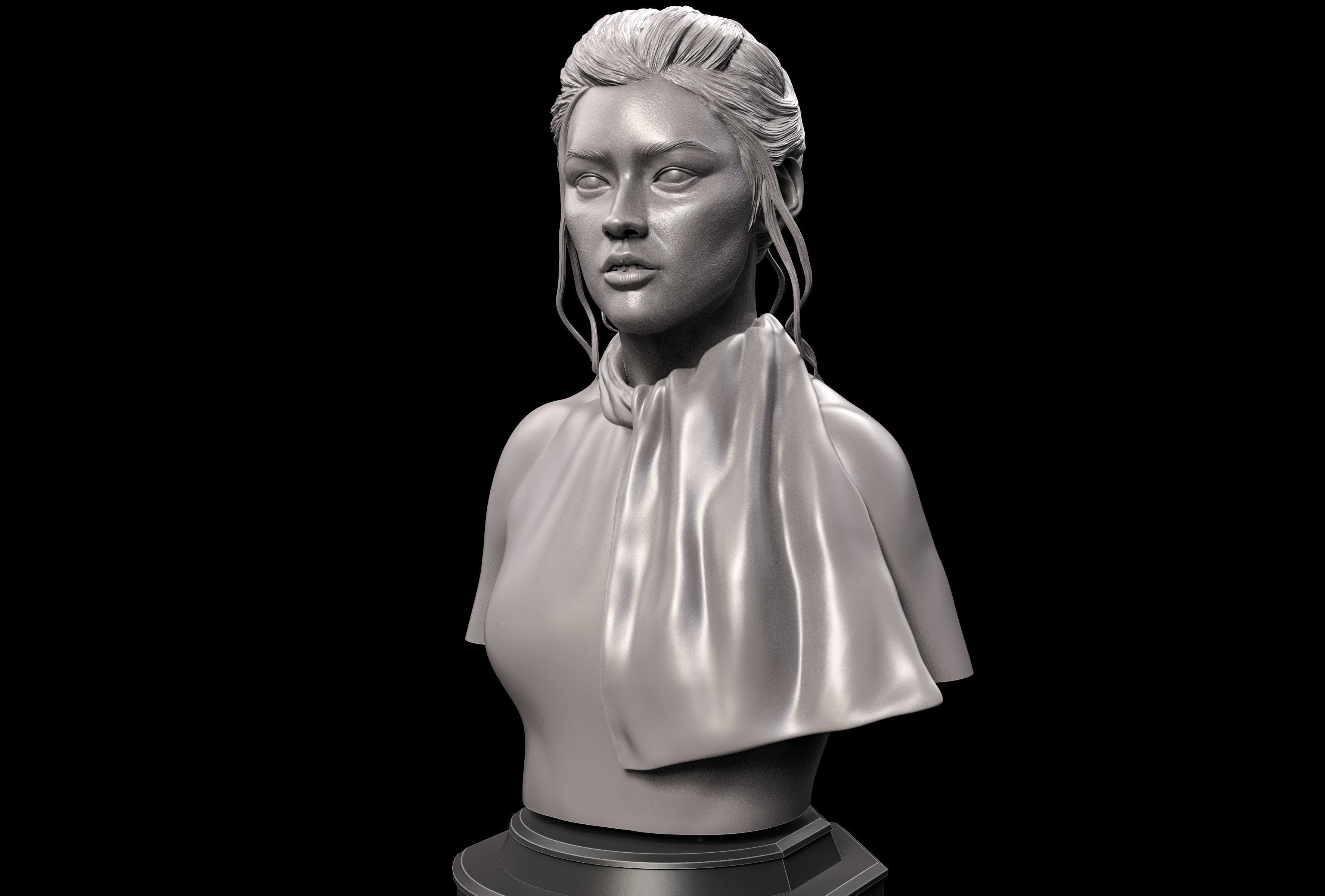 Liza Soberano Bust 3D print model_1