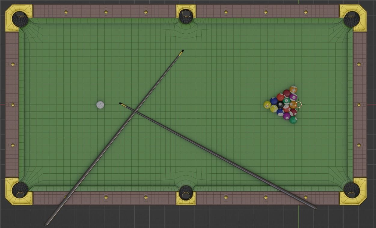 Billiard Table Free 3D model_5