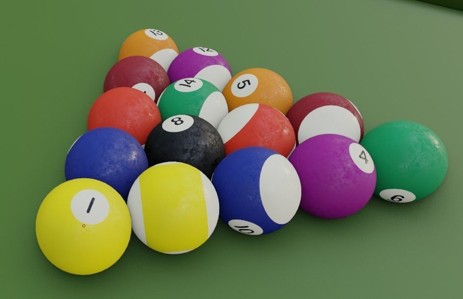Billiard Table Free 3D model_1
