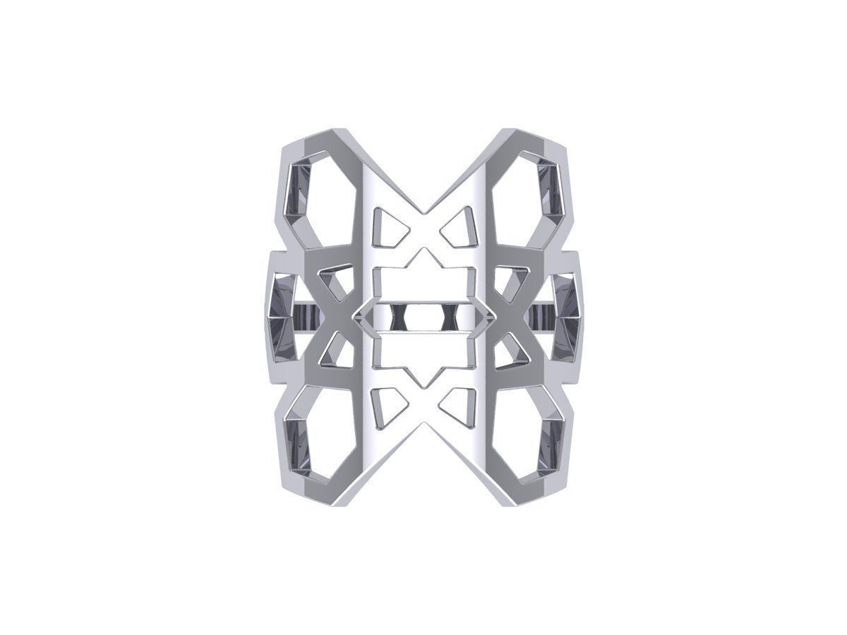 Wedding Ring 3D print model_2