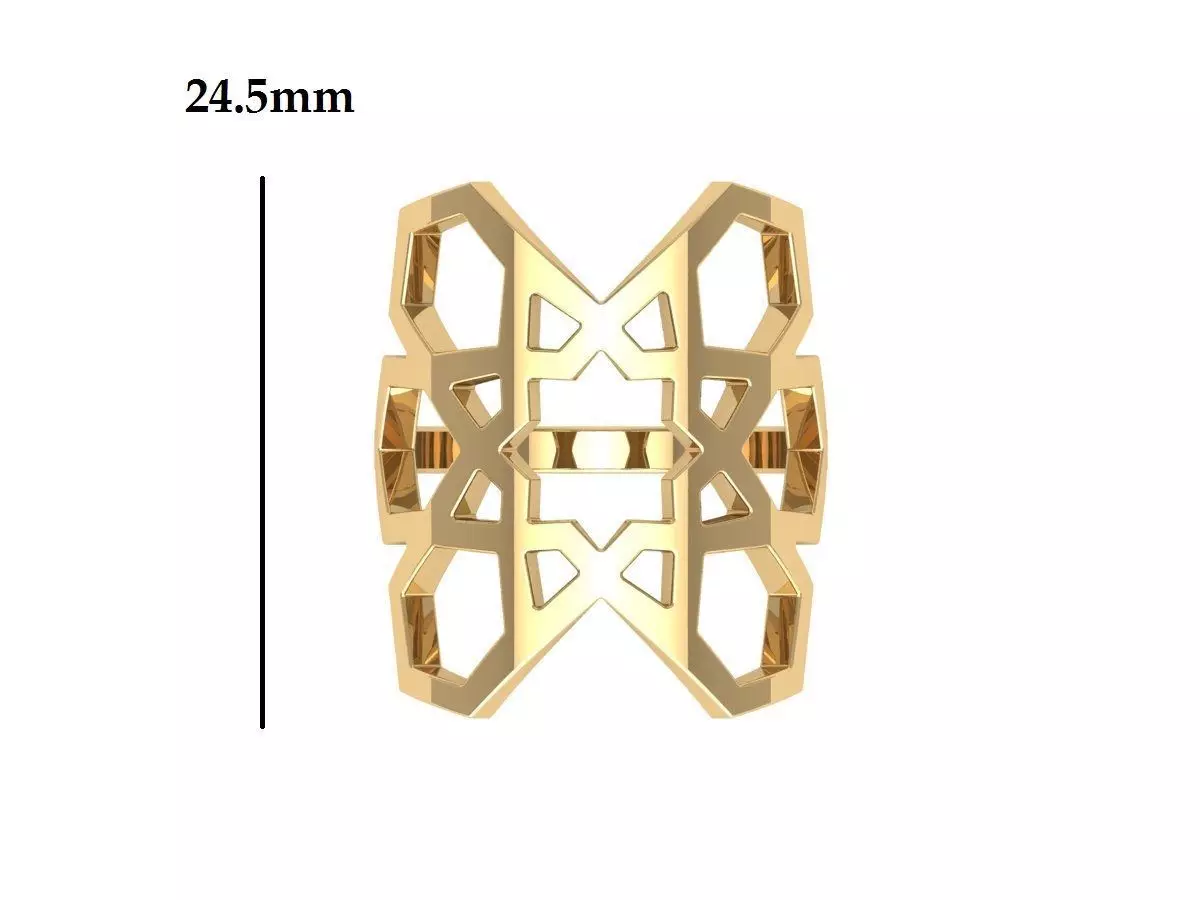 Wedding Ring 3D print model_0