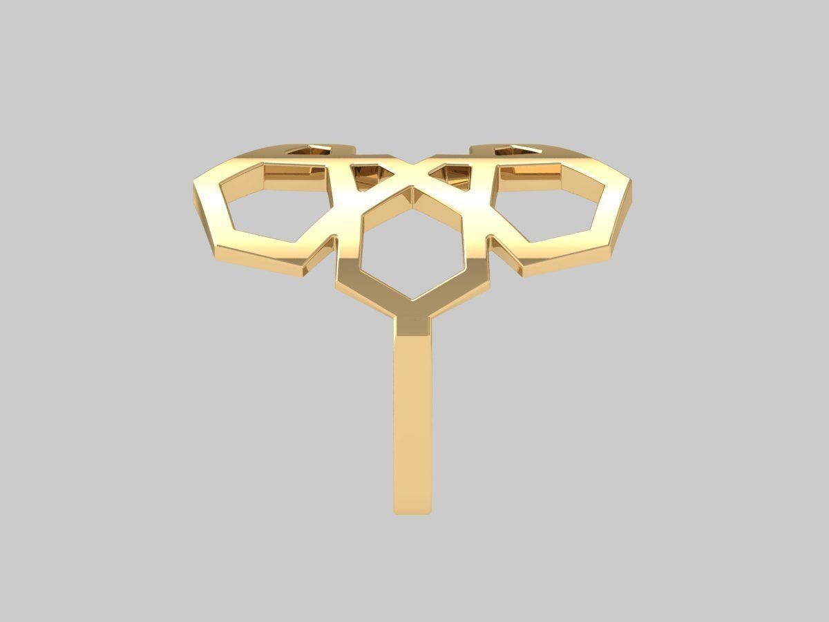 Wedding Ring 3D print model_8