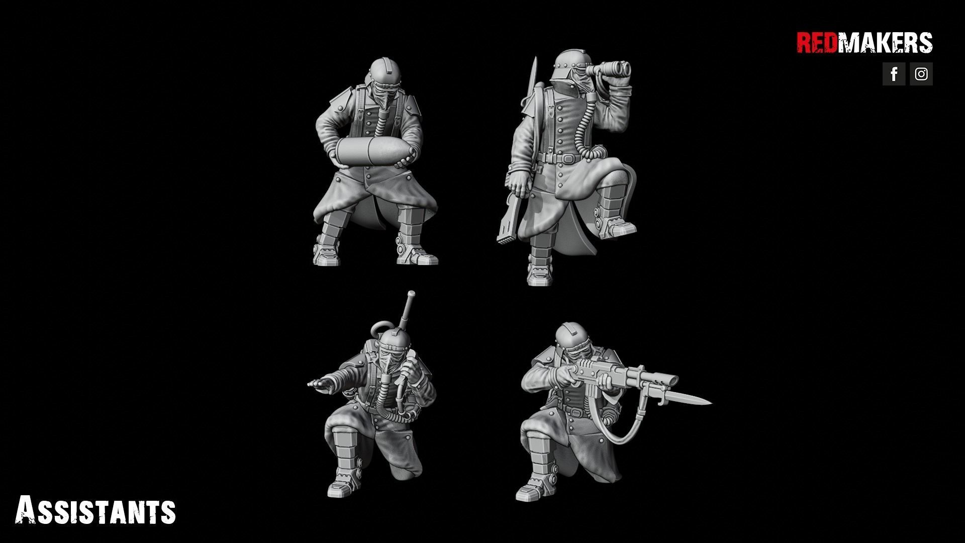 Field Gun and Heavy Laser Cannon - Death Division 3D print model_29