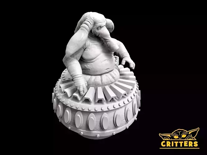 Max Rebo and his Jett Organ from Star Wars 3D print model