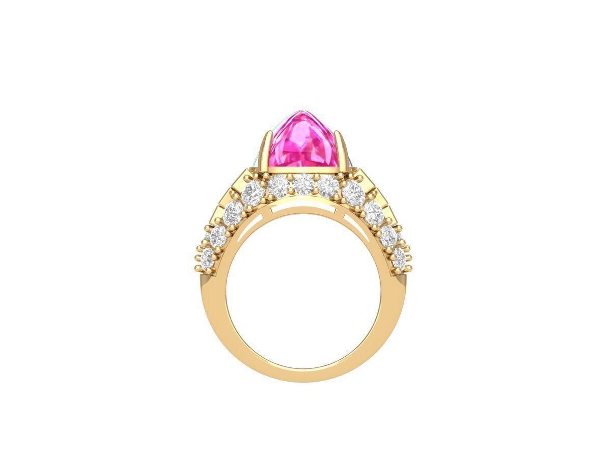 Wedding Ring 3D print model_6