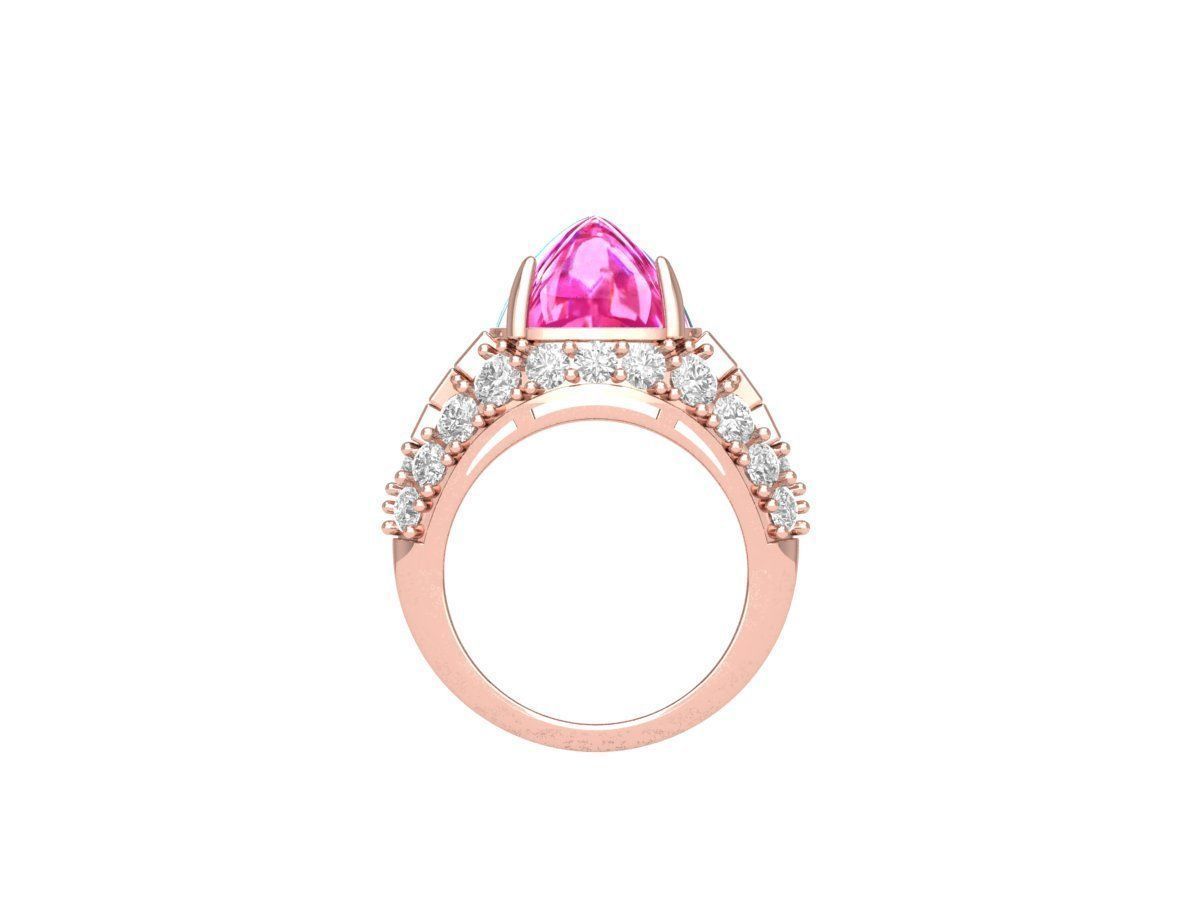 Wedding Ring 3D print model_7