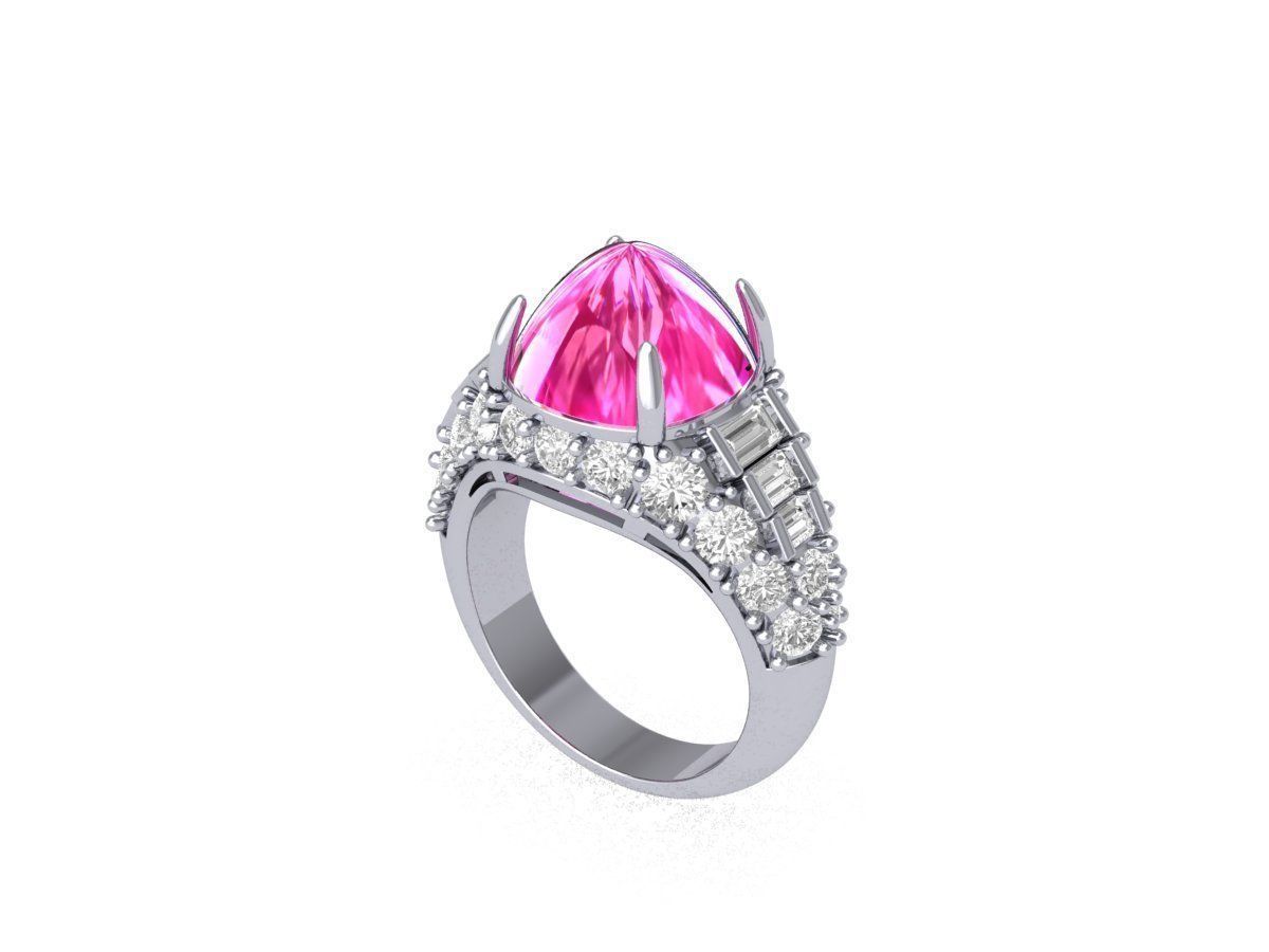 Wedding Ring 3D print model_1