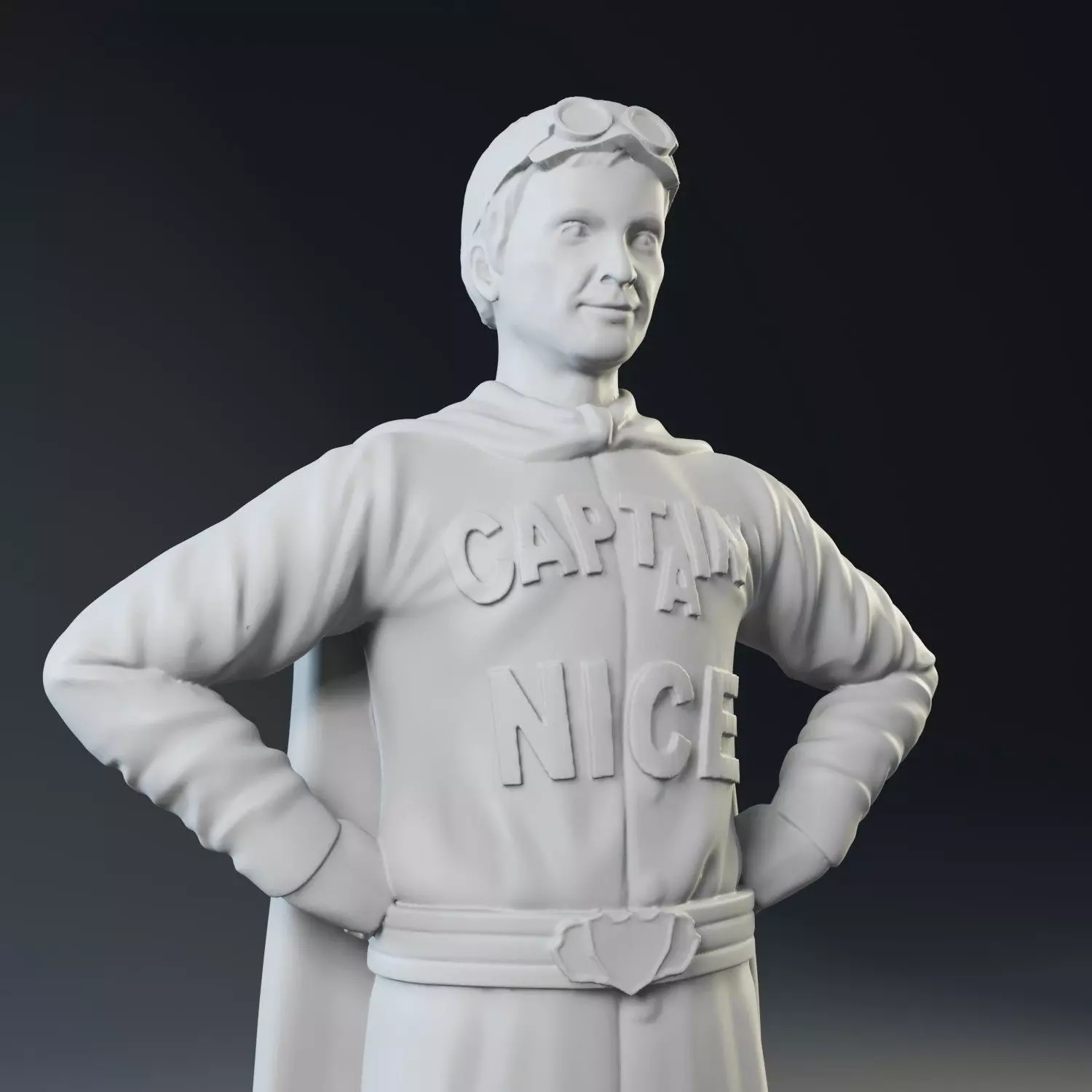Captain Nice 3D print model