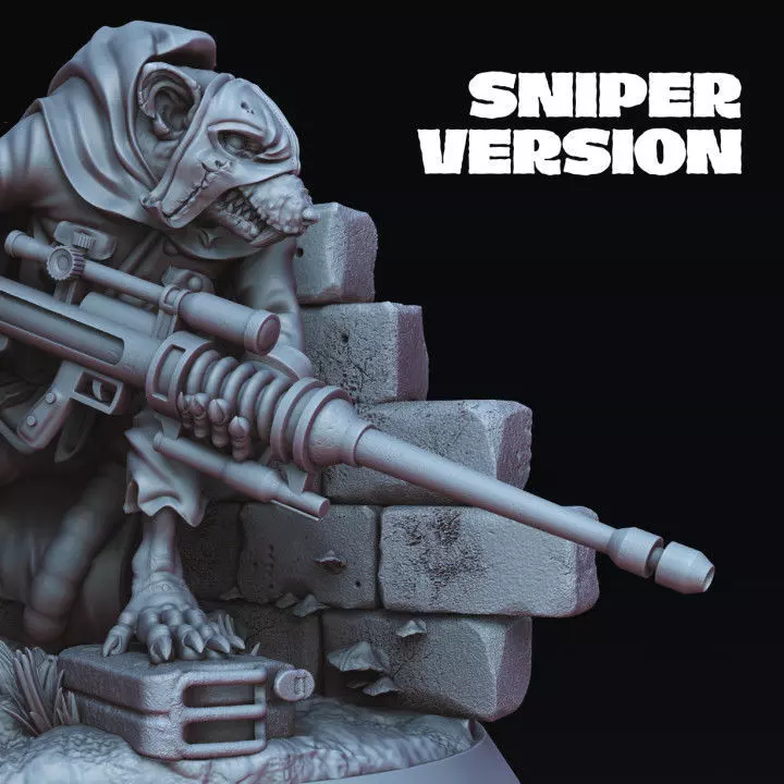 FANTASY WWII REICH RATMAN SNIPER VERSION 3D print model