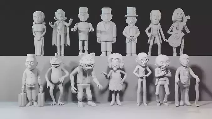 Mad Monster Party 3D print model
