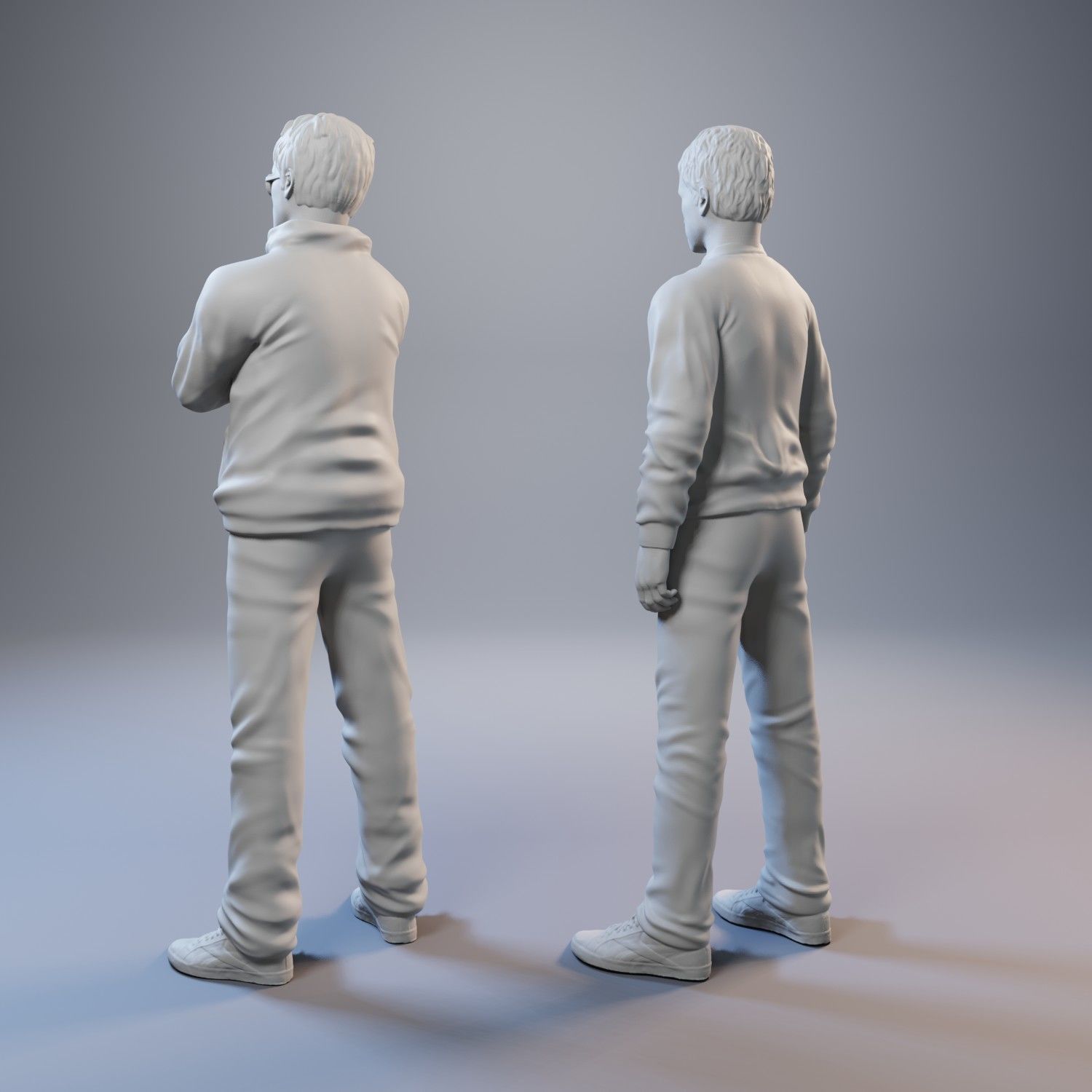 Noel and Liam Gallagher 3D print model_3