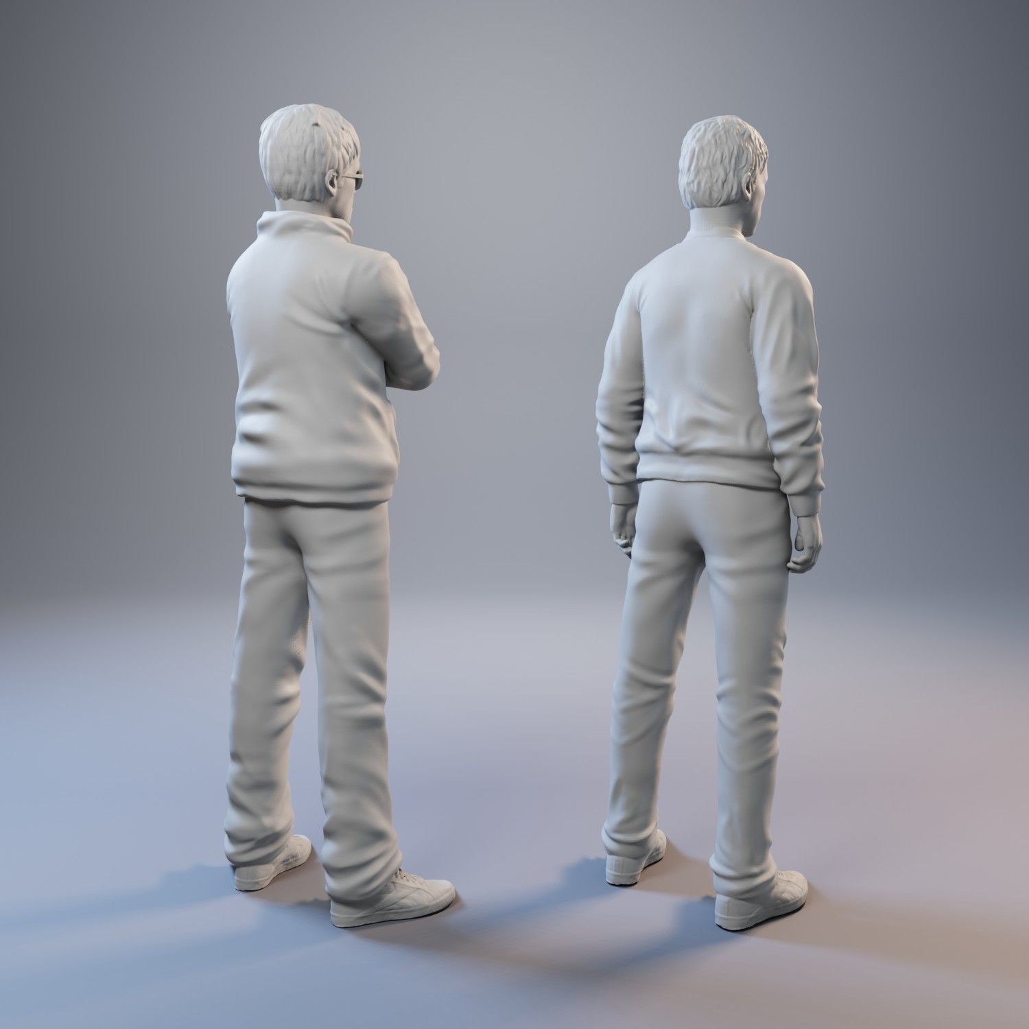 Noel and Liam Gallagher 3D print model_2