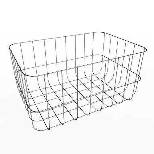 Basket wire Low-poly 3D model