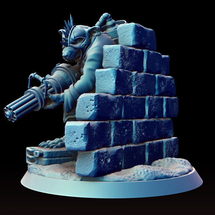 FANTASY WWII REICH RATMAN HMG VERSION 3D print model_3