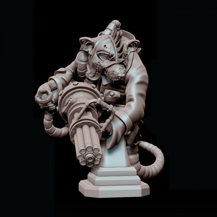 FANTASY WWII REICH RATMAN HMG VERSION 3D print model_5